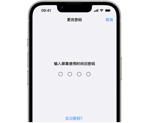 大东iPhone屏幕维修分享iPhone屏幕使用时间密码忘记了怎么办 