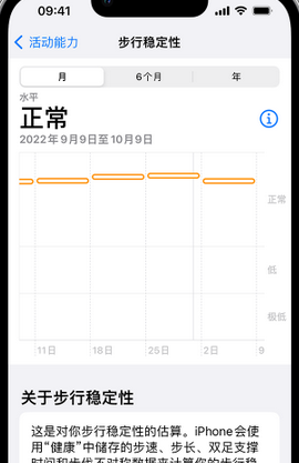 大东iPhone手机维修如何在iPhone开启'步行稳定性通知'