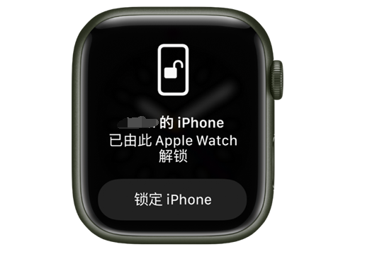 大东苹果手机维修分享用 AppleWatch 解锁配备面容 ID 的 iPhone方法 