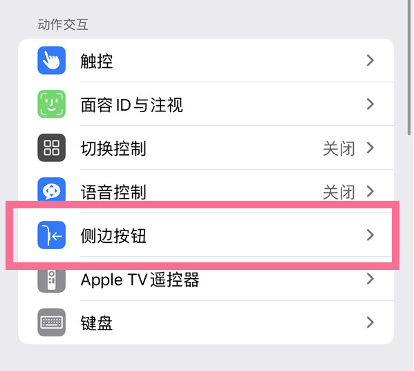 大东苹果14维修店分享iPhone14 Plus侧键双击下载功能关闭方法 