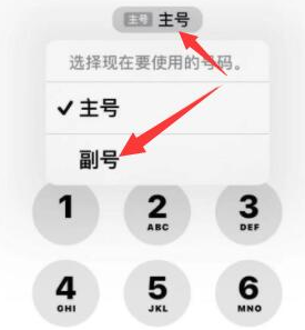 大东苹果14维修店分享iPhone 14 Pro Max使用副卡打电话的方法 