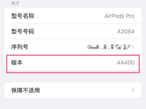 大东苹果手机维修分享AirPods pro固件安装方法 